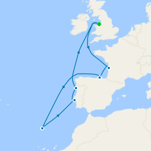 River Cities of France, Spain & Portugal from Liverpool