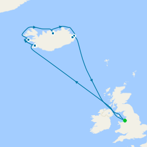 Glaciers, Geysers & Waterfalls of Iceland from Liverpool