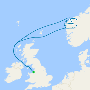Mountains & Fjords of Norway from Liverpool