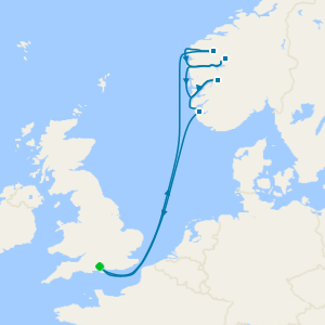 Mountains, Glaciers & Fjords of Norway from Southampton