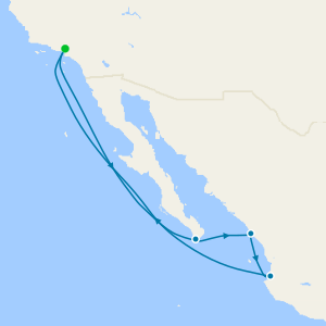 Hollywood Sunsets and Mexican Horizons cruise from Los Angeles