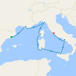 Mediterranean Holiday from Barcelona Fly Cruise