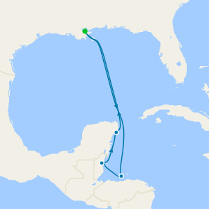 Western Caribbean from New Orleans