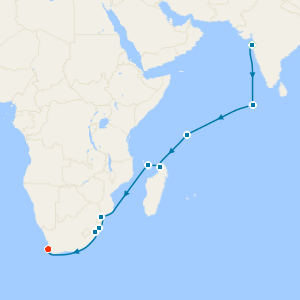 Mumbai, Maldives, Seychelles & Madagascar to Cape Town with Stays