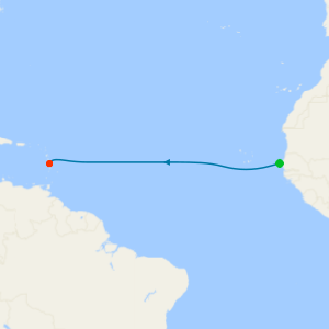 Ocean Voyage: Dakar to Fort-de-France