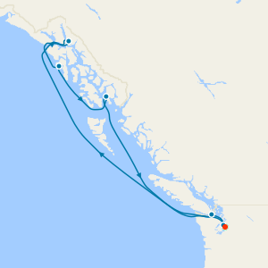Alaskan Explorer from Seattle with Stay