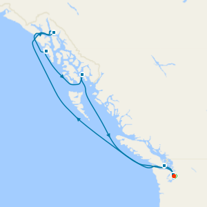 Alaskan Explorer from Seattle with Stay