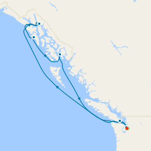 Alaskan Explorer from Seattle with Stay