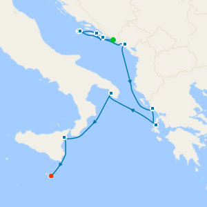 From the Adriatic to the Ionian Sea from Dubrovnik