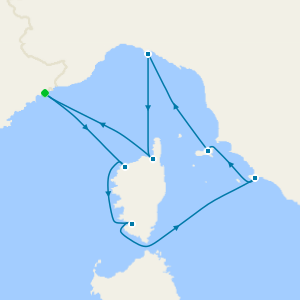 Isle of Beauty & Italian Shores - Nice Round Trip