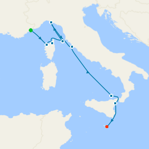 Isle of Beauty, Italian Shores & Malta from Nice