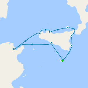 A Circumnavigation of Sicily - Valletta Round Trip