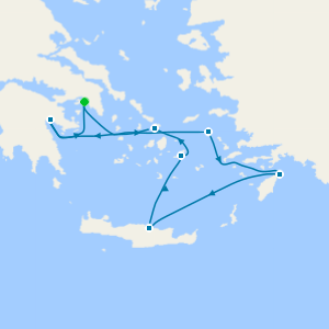 Cruising the Greek Islands of the Southern Aegean - Athens Round Trip