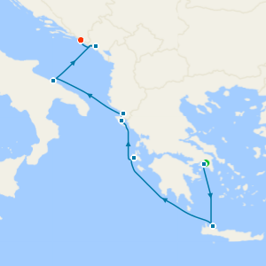 Greece, Albania & Italy with Athens and Dubrovnik Stays
