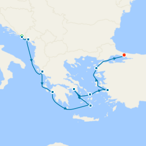 Greece & Turkey with Dubrovnik and Istanbul Stays
