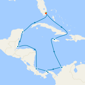 Panama Canal with Miami Beach Stay