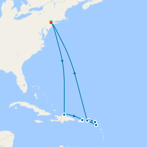 Caribbean Round-Trip from New York with Stay