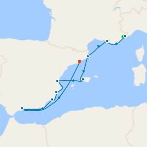 Western Mediterranean from Monte Carlo with Stay