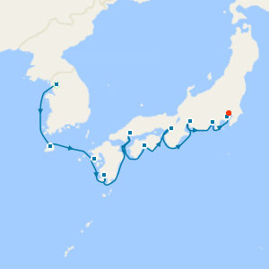 Seoul, Nagasaki, Hiroshima & Osaka to Tokyo with Stays
