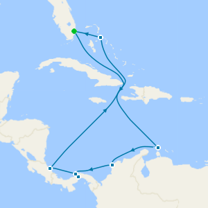 Panama Canal with Costa Rica & Caribbean from Ft. Lauderdale