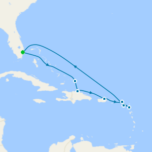 Eastern Caribbean with Saint Kitts cruise from Fort Lauderdale