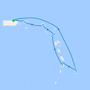 Southern Caribbean from San Juan