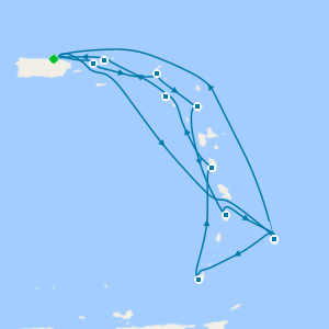 Southern Caribbean from San Juan