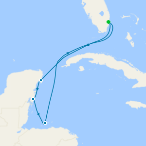 Western Caribbean with Mexico cruise from Fort Lauderdale