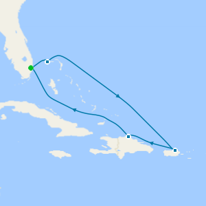 Eastern Caribbean with Puerto Rico cruise from Fort Lauderdale