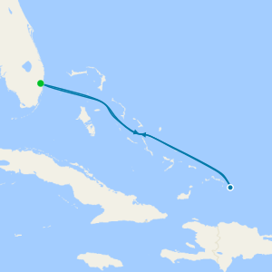 Caribbean Getaway with Grand Turk from Fort Lauderdale