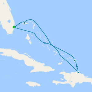 Eastern Caribbean with Bahamas cruise from Fort Lauderdale
