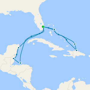 Eastern and Western Caribbean cruise from Fort Lauderdale