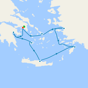 Greek Isles Journey with Athens Stay