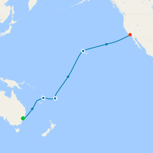 Sydney to Los Angeles