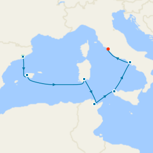 Western Med from Barcelona with Stay