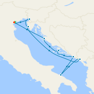 Adriatic Sea from Fusina (Venice) with Venice Island Stay