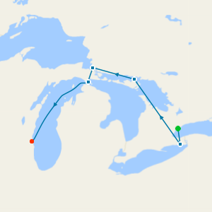 A Voyage Along the Great Lakes from Toronto