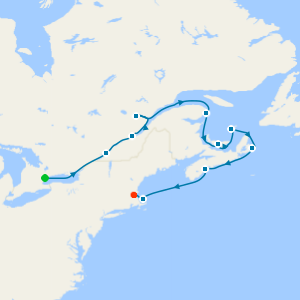 Fall Foliage on the St. Lawrence: Québec to the Canadian Maritimes from Toronto