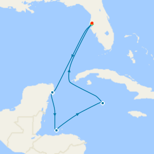 Western Caribbean from Tampa with Stay