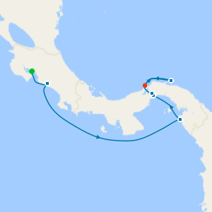 Panama and Costa Rica by Sea: The Natural Wonders of Central America from Puntarenas