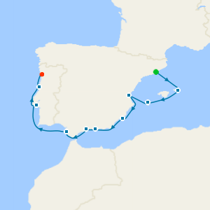 Heavenly Islands & Iberian Shores from Barcelona