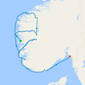 The Legendary Fjords of Norway from Bergen