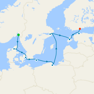 Islands and Cities, from the North Sea to the Baltic from Fredrikstad