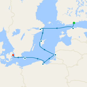 Cruising the Historic Cities of the Baltic Sea from Helsinki