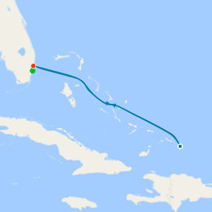 Caribbean Getaway with Grand Turk from Fort Lauderdale with Miami Beach Stay