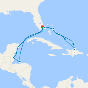 Eastern & Western Caribbean from Fort Lauderdale with Miami Beach Stay