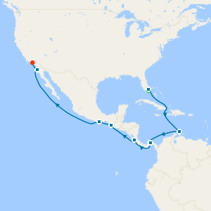 Panama Canal from Ft. Lauderdale with Miami Beach Stay