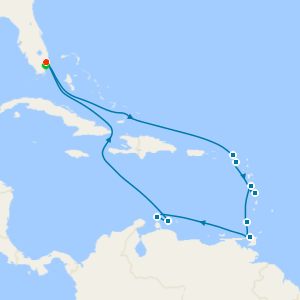 Circle Caribbean from Ft. Lauderdale with Miami Beach Stay
