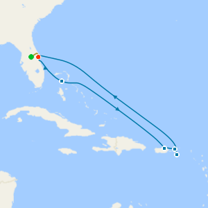 Eastern Caribbean & Perfect Day with Orlando Stay