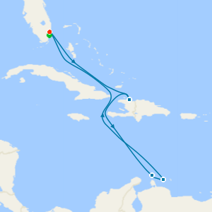 Southern Caribbean with Miami Beach Stay